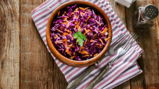 Salade de chou rouge et carottes