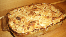 Gratin de pomme de terre et céleri rave