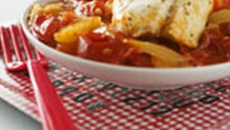 Cocotte d'églefin aux tomates et échalotes