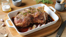 Echine de porc fermier caramélisée au four