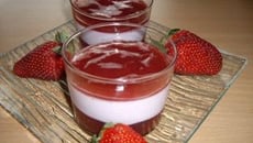 Panna cotta fraise et coco