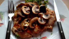 Escalopes de dinde aux champignons