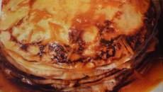 Gâteau de crêpes Suzette