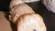 Brochette de Saint Jacques à la vanille