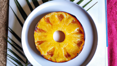 Gâteau ananas flan