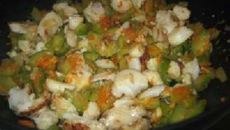 Filet de cabillaud et légumes au wok