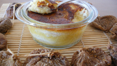Gratin de poires aux figues sèches