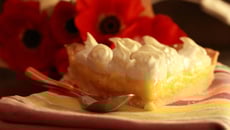 Tarte au citron, crème fraîche et meringue