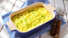 Gratin de courgettes râpées