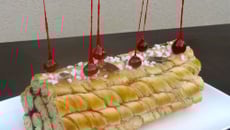 Brioche torsadée façon bûche