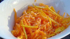 Salade de carottes à l'orange