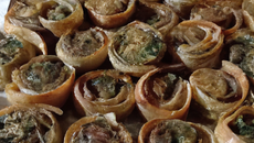 Feuilletés aux escargots
