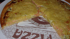 Pizza au saumon