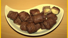 Bouchées de carpaccio de bœuf à la raclette