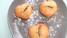 Muffins (cœur Nutella) maison