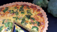 Quiche aux brocolis et carré frais