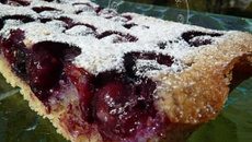 Tarte amandine aux myrtilles