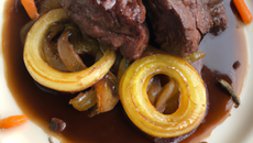 Bison aux coings confits