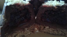 Trio pétillant, gâteau au chocolat