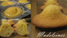Madeleines légères parfumées au citron