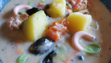 Soupe Terre-Mer "express"