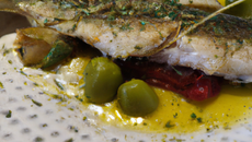 Rouget à l'olivette