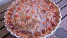 Tarte fondante aux abricots