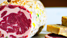 Bricks au vacherin et à la viande des grisons