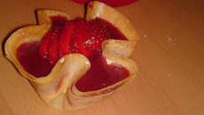 Coupelle Choco-Coco-Fraise maison