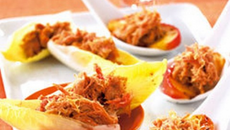 Rillettes sur lit d'endives