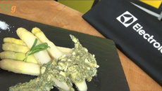Asperges vinaigrette façon tartare