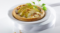 Mini tartelette poire roquefort