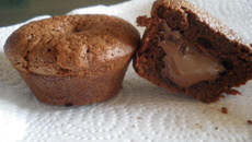 Muffins cœur coulant au Nutella