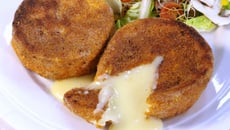 Petits camemberts panés