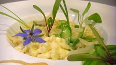 Risotto aux asperges vertes et yuzu
