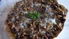 Tarte aux champignons et épices