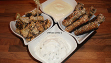 Tofu et surimi panés