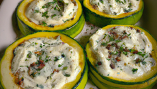 Courgettes au boursin