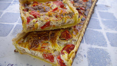 Quiche tomates thon et herbes de Provence