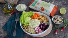 Veggie Bowl et son houmous maison