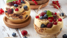 Tiramisu aux fruits rouges
