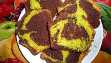 Cake marbré chocolat/pistache