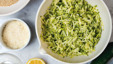 Quinotto de courgettes à l'ail rôti