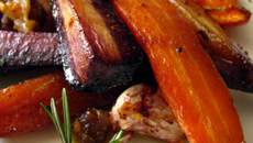 Carottes anciennes rôties au four