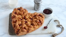 Brioche en forme de coeur