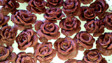 Roses des sables au chocolat