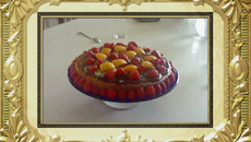 Gâteau choco fruits