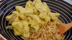 Poulet au curry rapide
