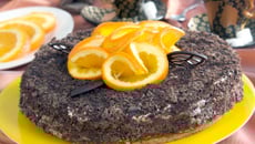 Gâteau au chocolat et orange