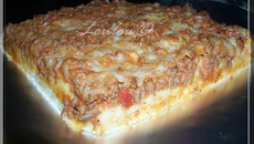 Pizza à la bolognaise
